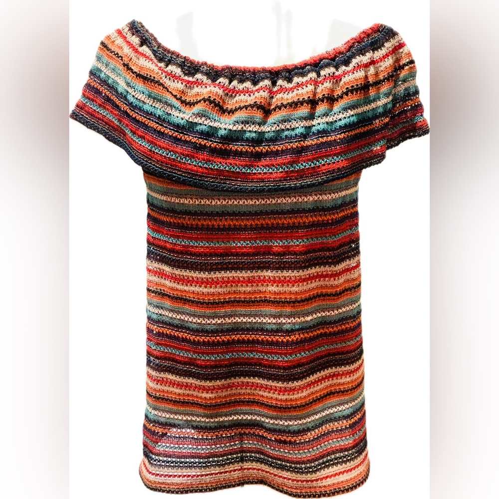 Fun New Directions Multicolor Knit Top